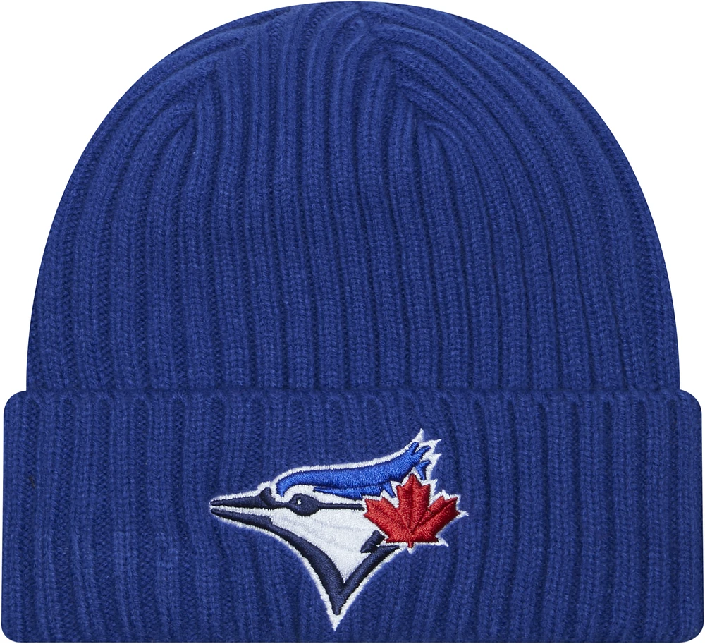 New Era Blue Jays Knitted Evergreen Hat  - Men's