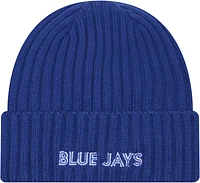 New Era Blue Jays Knitted Evergreen Hat  - Men's