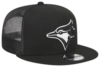 New Era Mens Toronto Blue Jays New Era Blue Jays 9Fifty Trucker Cap - Mens Black/White