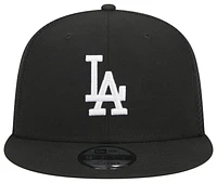 New Era Mens Los Angeles Dodgers New Era Dodgers 9Fifty Trucker Cap - Mens Black/White