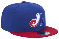 New Era Mens Montreal Expos New Era Expos 9Fifty OTC Cap - Mens White/Blue/Red