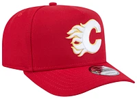 New Era Mens Calgary Flames New Era Flames 9Fifty A-Frame Cap - Mens White/Red