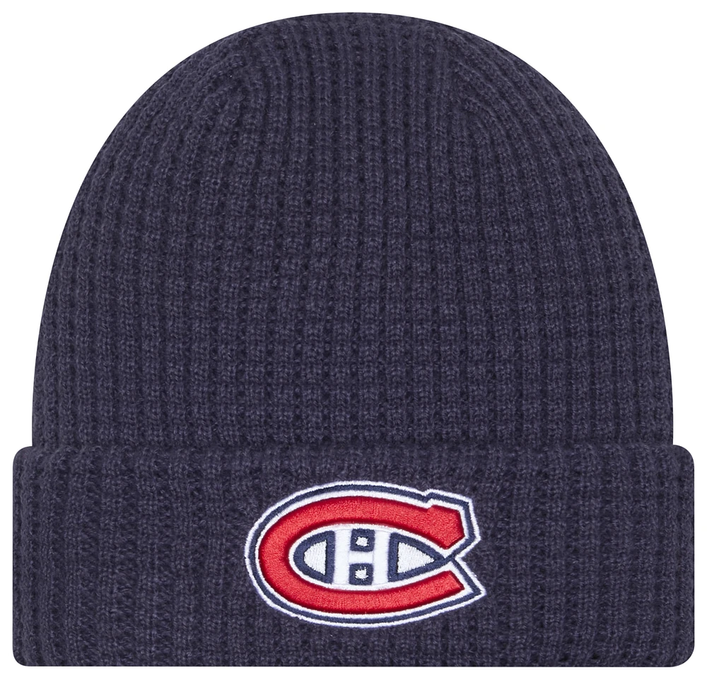 New Era Mens Montreal Canadiens New Era Canadiens WFL Knit - Mens Red/White