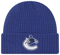 New Era Mens Vancouver Canucks New Era Canucks WFL Knit - Mens Blue/White