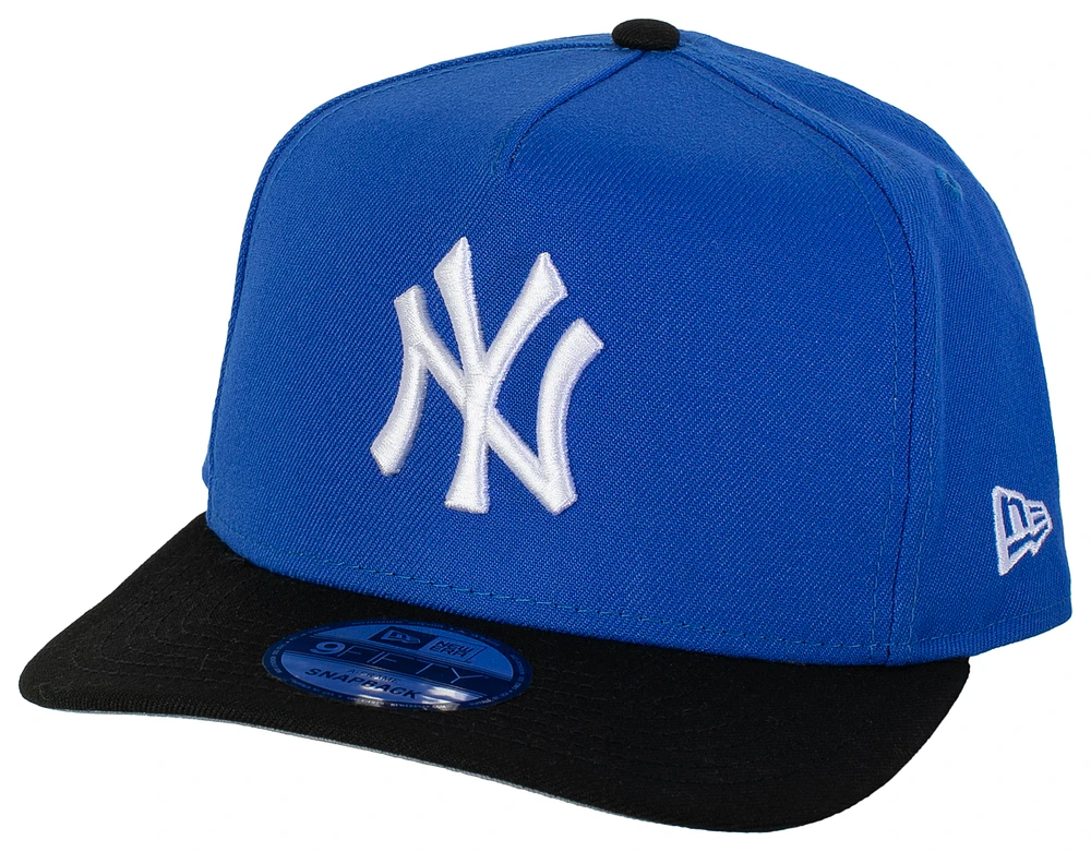 New Era Yankees 950 A Frame Side Patch Snapback Cap  - Men's