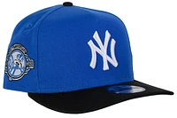 New Era Mens New York Yankees New Era Yankees 950 A Frame Side Patch Snapback Cap - Mens Blue/Black