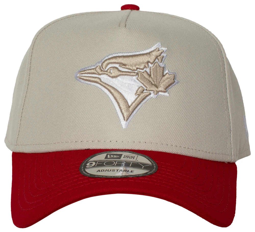 New Era Casquette avec bride réglable à pression Blue Jays 940 à structure en A - Pour hommes