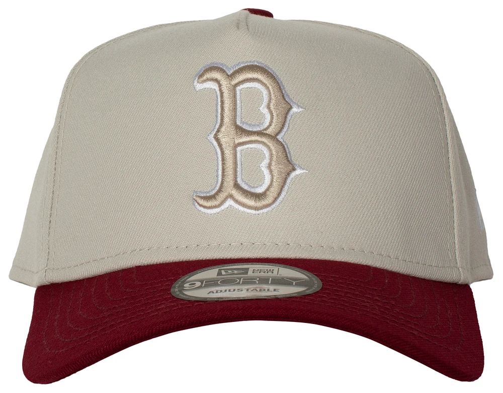 New Era Red Sox 940 A Frame Snapback Cap  - Men's