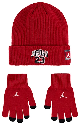 Jordan 23 Jersey Beanie and Glove Set  - Youth