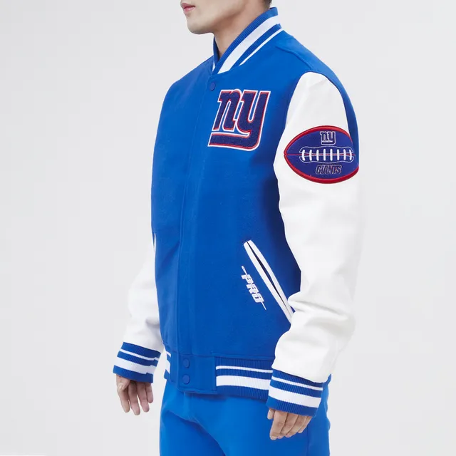 NEW YORK GIANTS REMIX VARSITY JACKET (BLUE) – Pro Standard