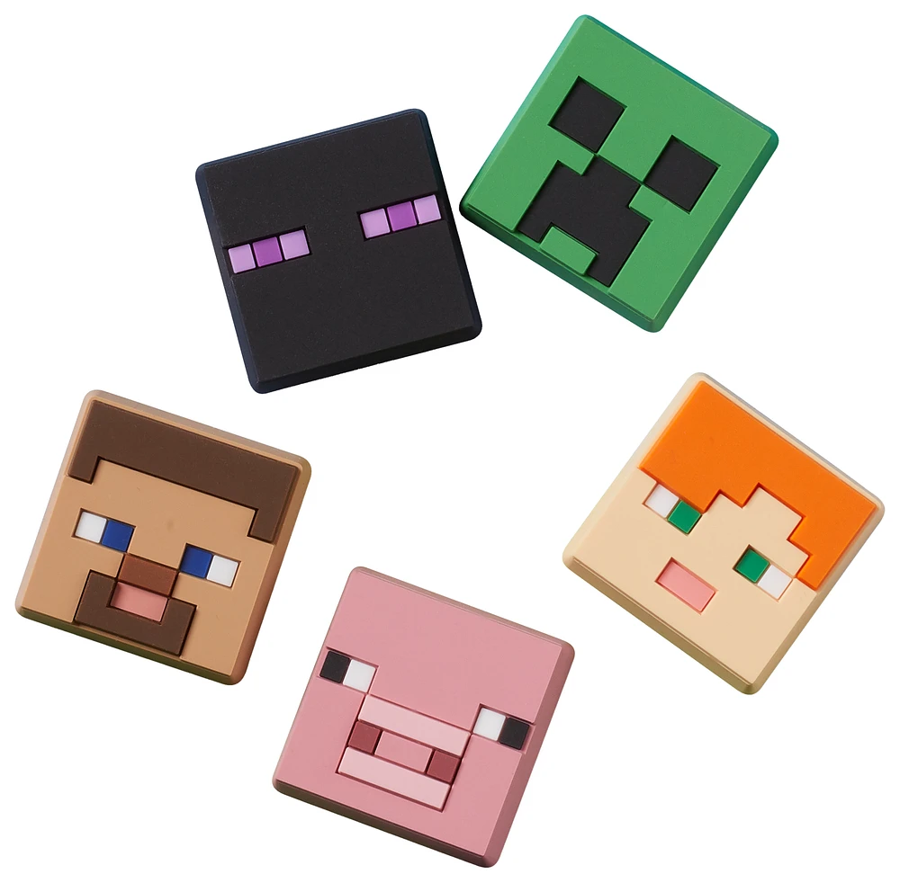 Crocs Paquet de 5 breloques Jibbitz Minecraft - Jeunesse