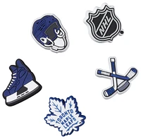 Crocs Mens Toronto Maple Leafs Crocs Jibbitz Maple Leafs 5 Pack - Mens Multi/Multi