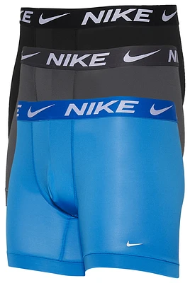 Nike Mens Nike Micro Boxer Brief 3-Pack - Mens Blue/Grey/Black Size L