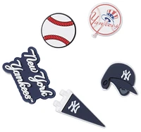 Crocs Breloques Jibbitz New York Yankees (paquet de 5) - Adulte