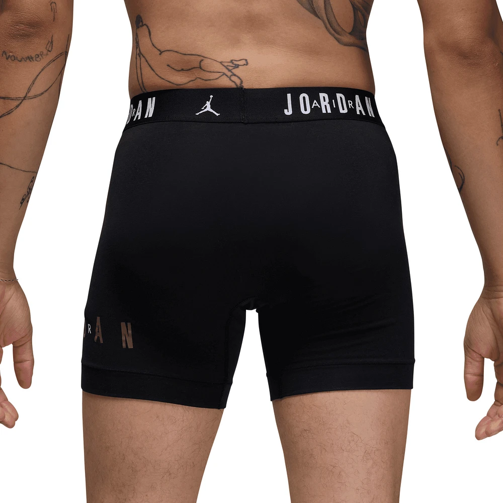 Jordan Flight Cotton Essential 2 Pack Boxer Briefs  - Men's