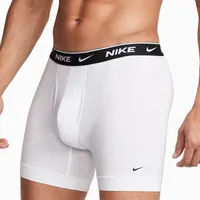 Nike Mens Nike Boxer Brief 3 Pack - Mens White/Grey/Black Size L