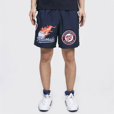 Pro Standard Nationals Chrome Woven Shorts - Men's