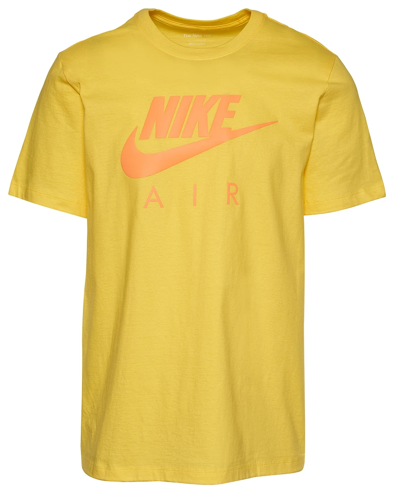 Nike Mens Nike Air Reflective T-Shirt - Mens Yellow Strike/Orange Reflective Size S