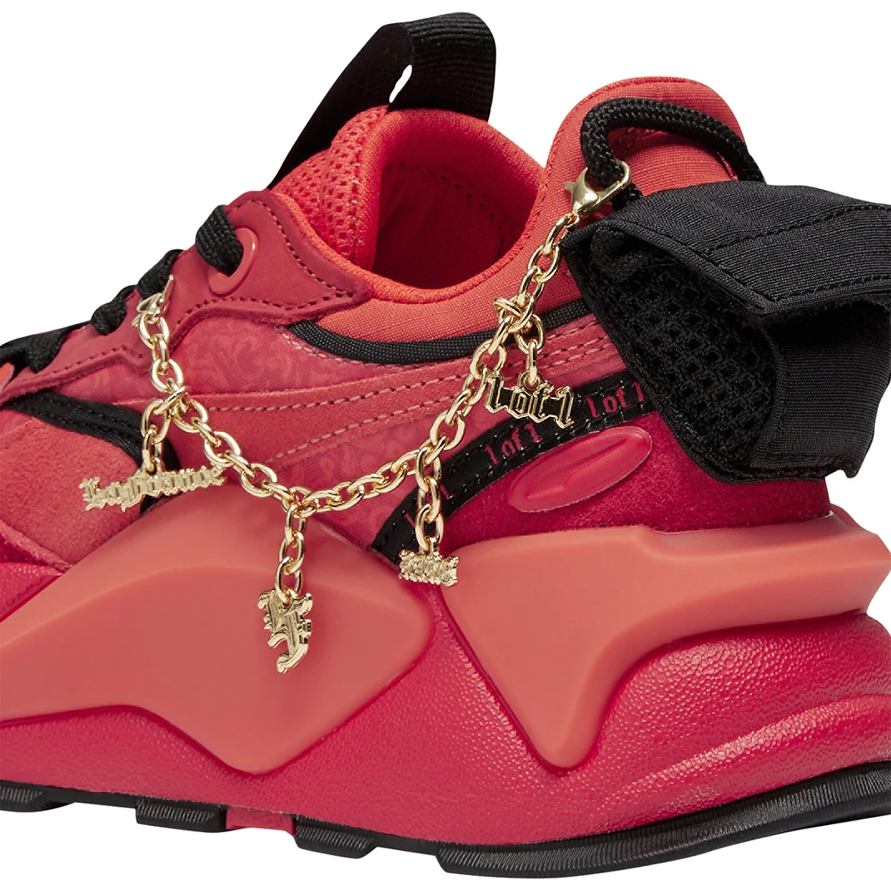 PUMA Boys RS-XL La France - Boys' Grade School Running Shoes Black/Red/Gold