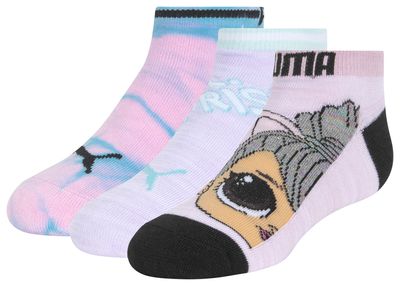 PUMA LOL 3 Pack Non Terry Low Cut Socks - Girls' Toddler