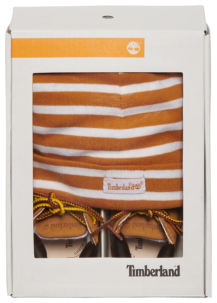 Timberland Boys Crib Booties - Boys' Infant Shoes Wheat/Brown