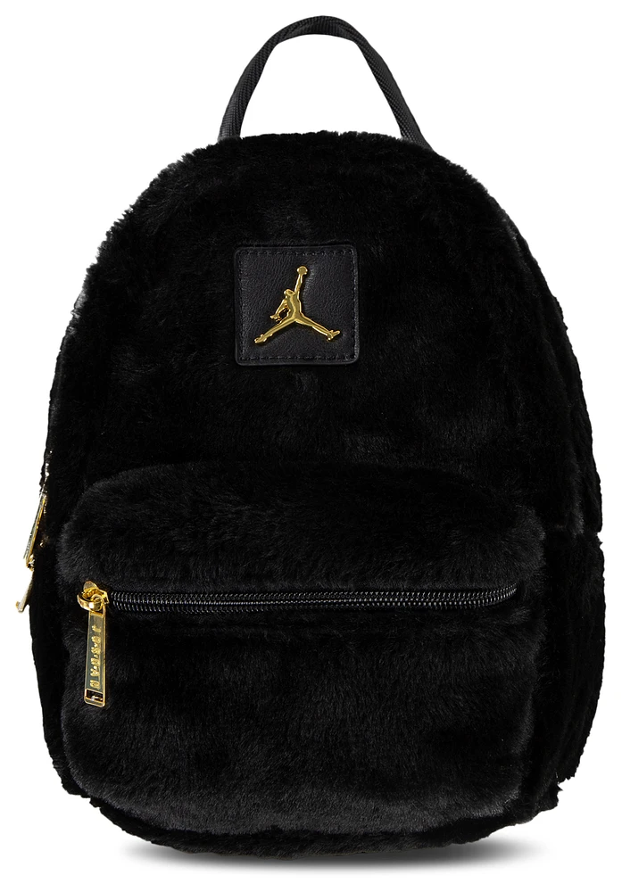 Jordan Faux Fur Mini Backpack  - Youth