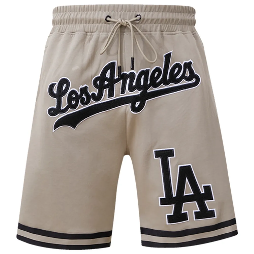 Los Angeles Dodgers Pro Standard Women's Neutral Fleece Shorts - Brown