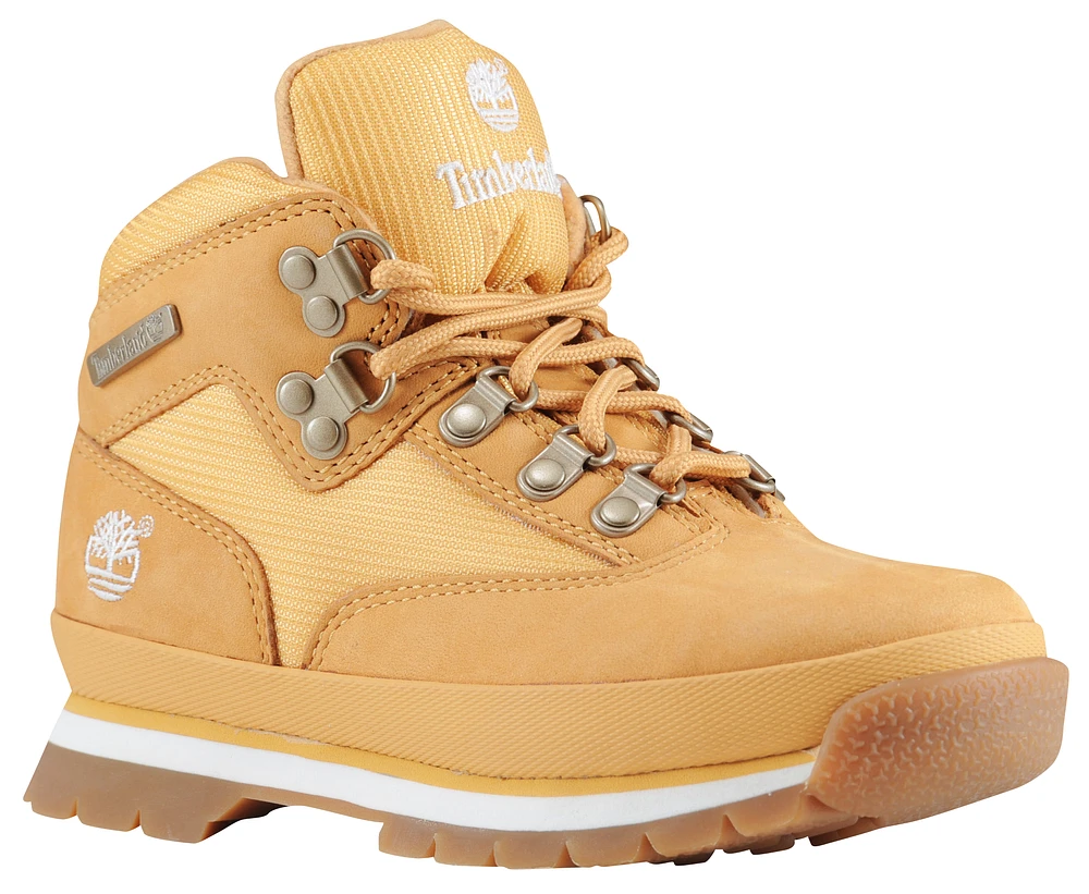 Timberland Boys Timberland Euro Hiker - Boys' Toddler Shoes Orange Wheat/Orange Wheat Size 05.0