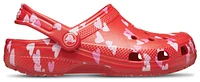 Crocs Girls Classic Valentines Day Hearts Clogs - Girls' Grade School Shoes Pink/Red/White