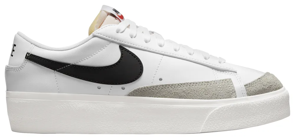 Nike Womens Blazer Low Platform - Shoes White/Black