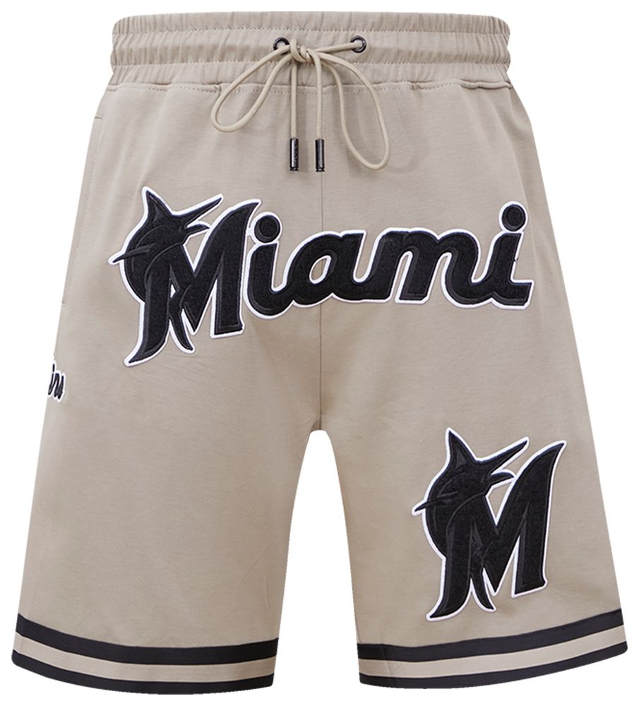 Pro Standard Men's Black Miami Marlins Team Shorts - Black