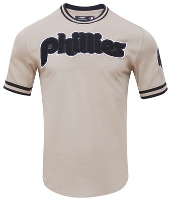 Philadelphia Phillies Pro Standard Taping T-Shirt - Light Blue/Burgundy