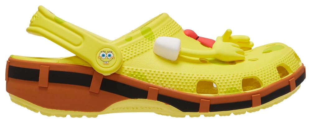 Crocs Boys Crocs Spongebob Classic Clogs - Boys' Grade School Shoes Yellow/Multi Size 06.0