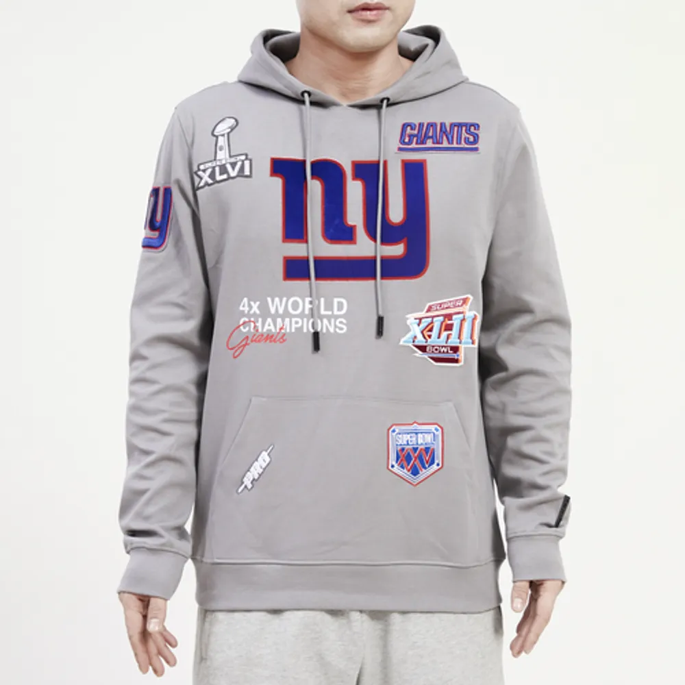 Pro Standard Giants Neutrals Short Sleeve Pullover Hoodie - Men's