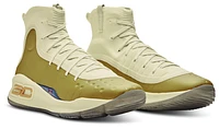 Under Armour Mens Curry 4 Retro - Shoes White/Gold
