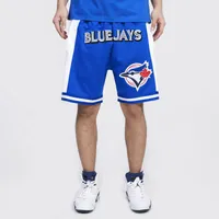 Pro Standard Blue Jays Chrome Fleece Shorts - Men's