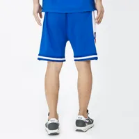 Pro Standard Mens Pro Standard Rangers Chrome Fleece Shorts - Mens White/Blue Size S
