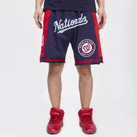 Pro Standard Nationals Chrome Fleece Shorts - Men's