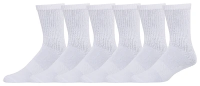 LCKR 6-Pack Athletic Half Cushion Crew Socks  - Men's