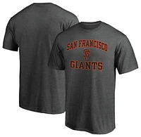 Fanatics Mens Giants Heart & Soul T-Shirt - Charcoal