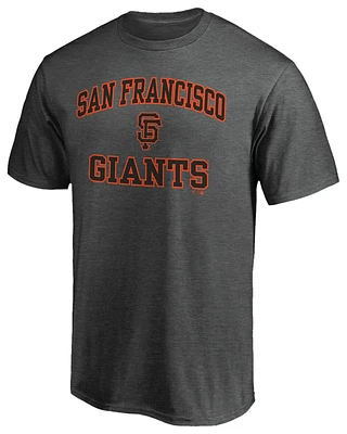 Fanatics Mens Giants Heart & Soul T-Shirt - Charcoal