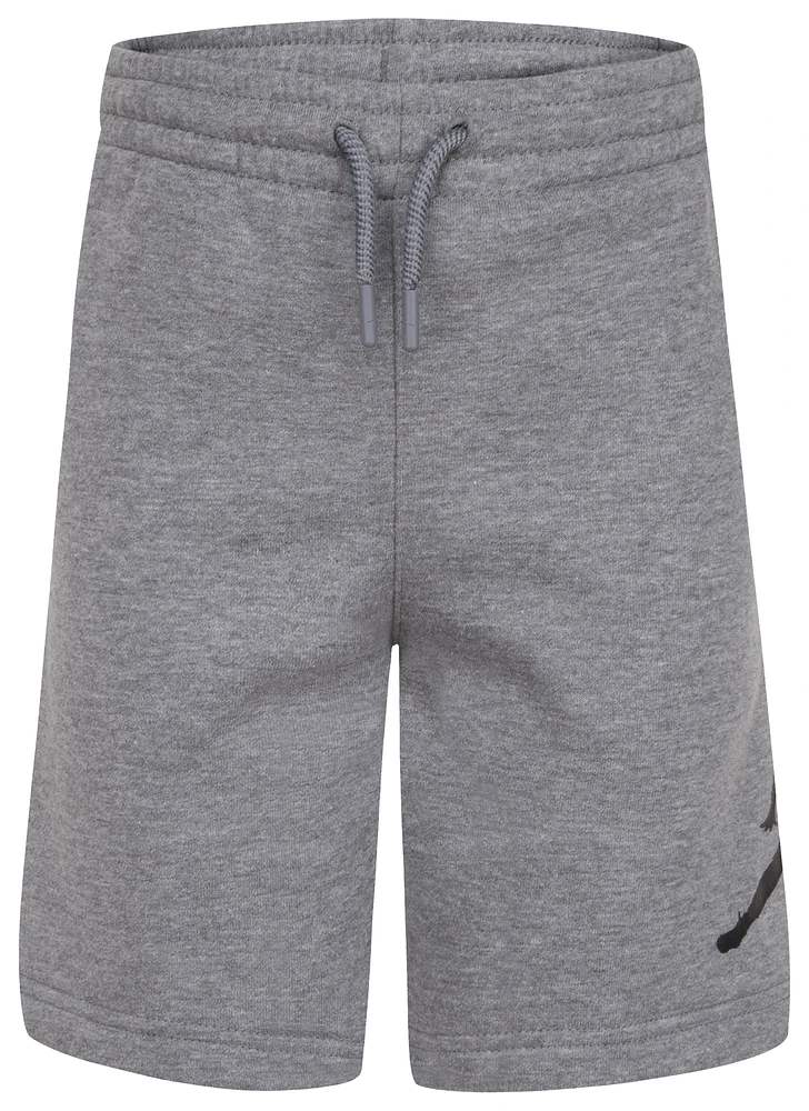 Jordan Boys Big Jumpman Shorts - Boys' Grade School Gray/Black