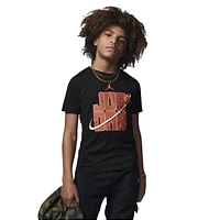 Jordan Boys Dunk On Mars T-Shirt - Boys' Grade School Black/Red