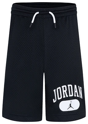 Jordan Boys Mesh PE Shorts - Boys' Grade School Black/Black