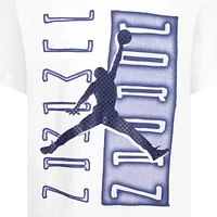 Jordan Boys Jordan AJ11 Vertical Columns Short Sleeve T-Shirt - Boys' Grade School Navy/White Size M