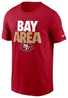 Nike Mens Nike 49ers Local T-Shirt - Mens Scarlet/Scarlet Size S