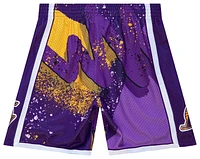 Mitchell & Ness Mens Lakers Hyp Hoops Shorts - Purple