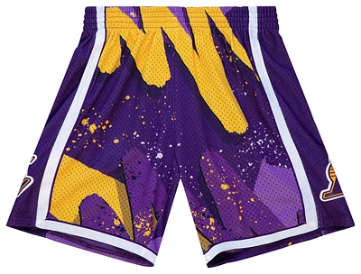 Mitchell & Ness Mens Mitchell & Ness Lakers Hyp Hoops Shorts