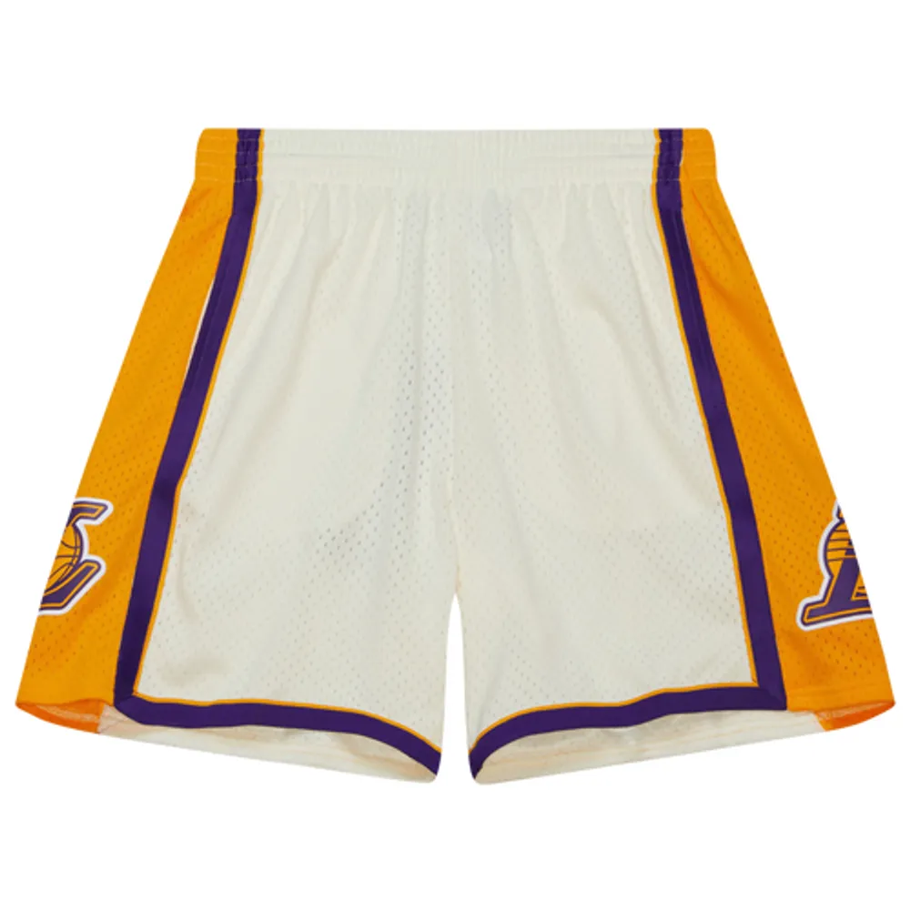 Mitchell & Ness Lakers Cream Shorts