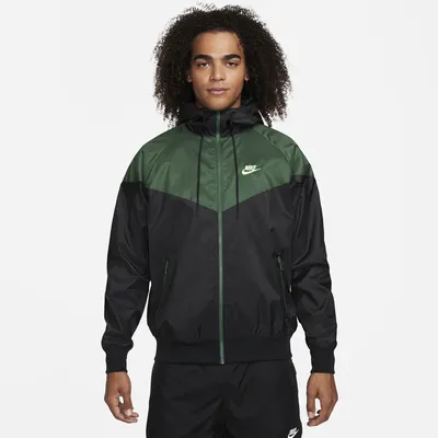 Nike Mens Nike Woven Windrunner Lined Hooded Jacket